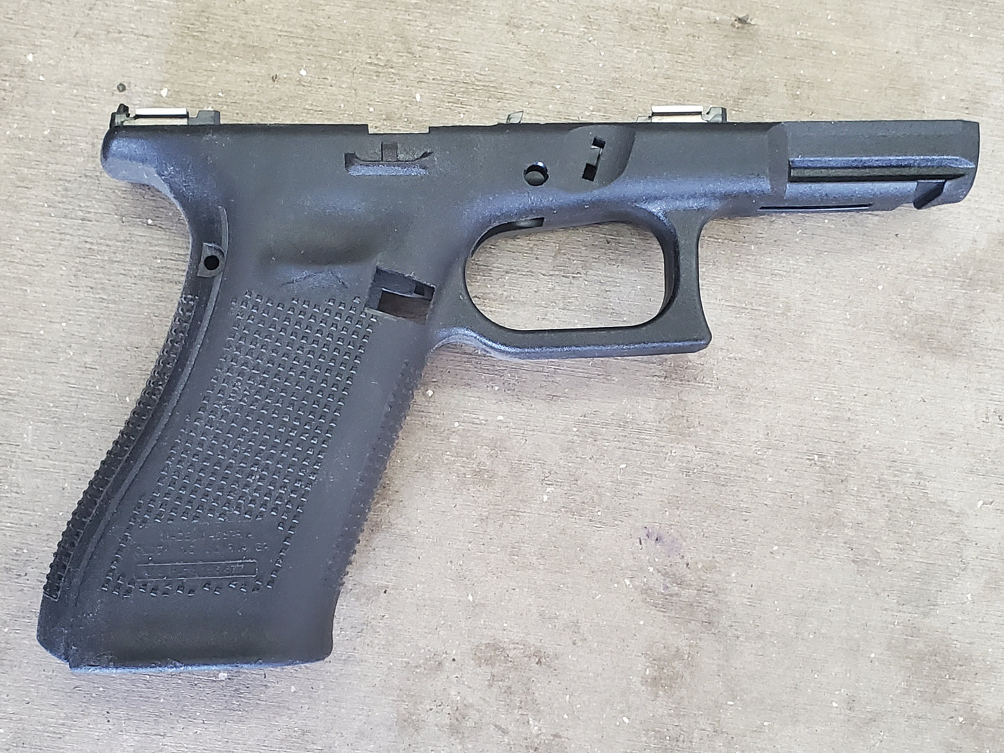 Grip Reduction + Custom/Laser Stipple Package (Your Pistol)