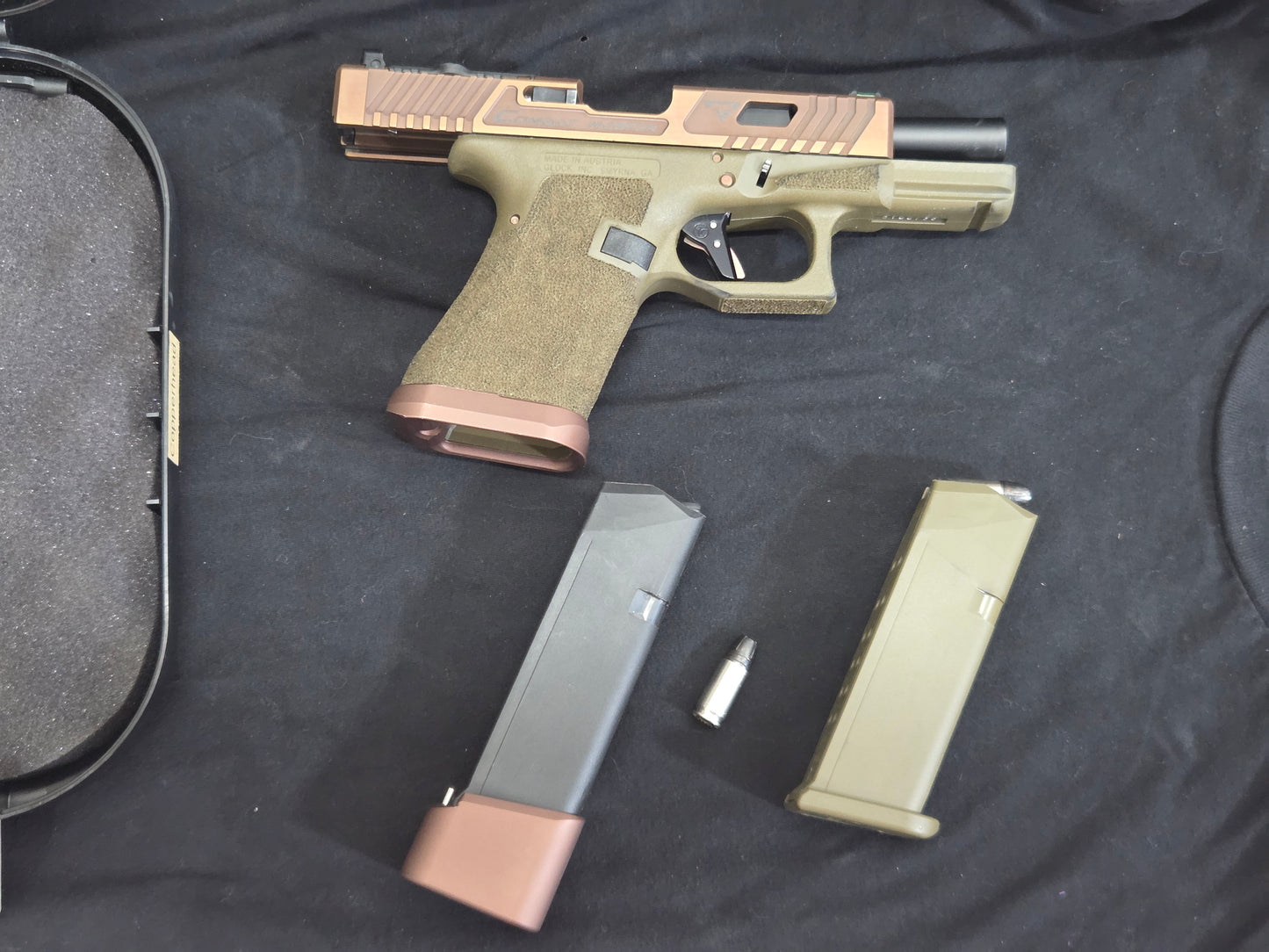 Taran Tactical Glock 19 Gen 3 CA Legal OD GREEN Copperhead Package